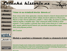 Tablet Screenshot of letecka-historie.cz